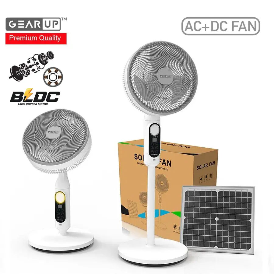 gearup-premium-series-rechargeable-bldc-solar-stand-fan-acdc-25w-solar-panel-included